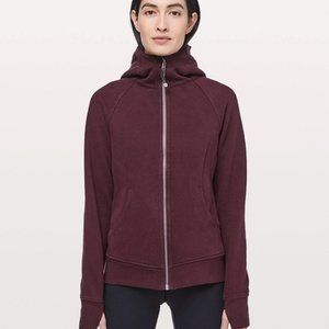 NWT Lululemon Scuba Hoodie IV Size 4 Dark Adobe Color